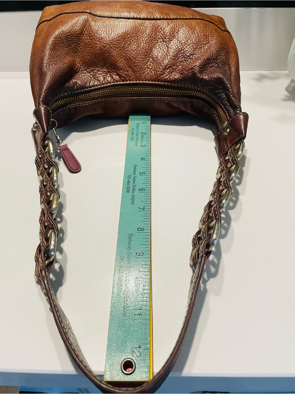 Etienne Aigner Vintage Leather Shoulder Bag - Picture 11 of 15